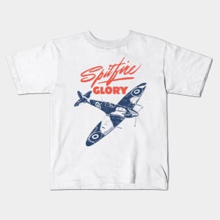 Supermarine Spitfire Glory | WW2 Plane Kids T-Shirt